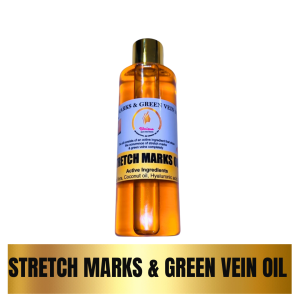 Stretch marks & green vein oil