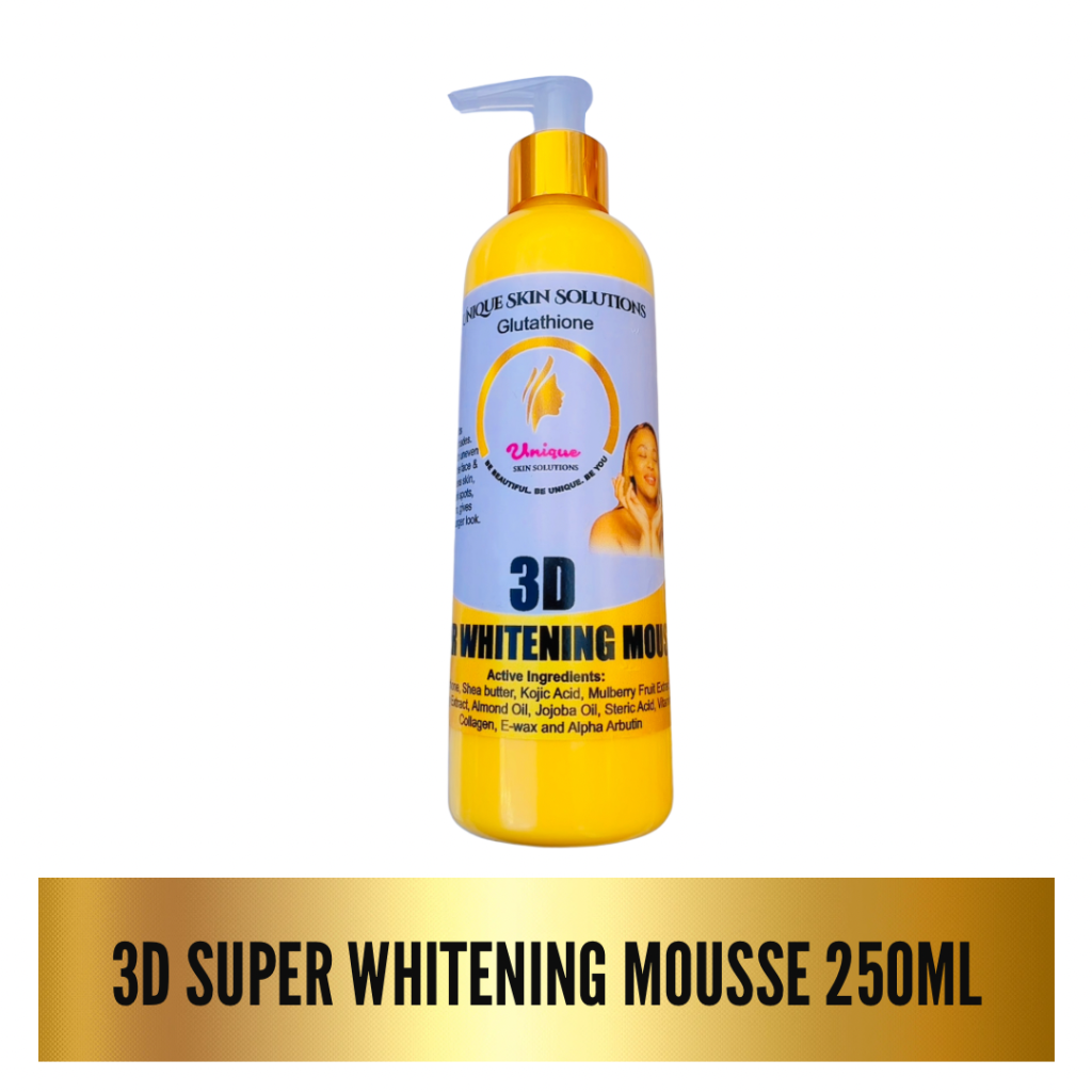 3D super whitening mousse 250ml