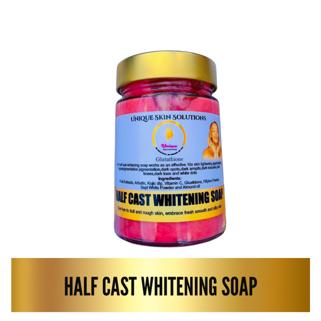 Half cast whitening soap